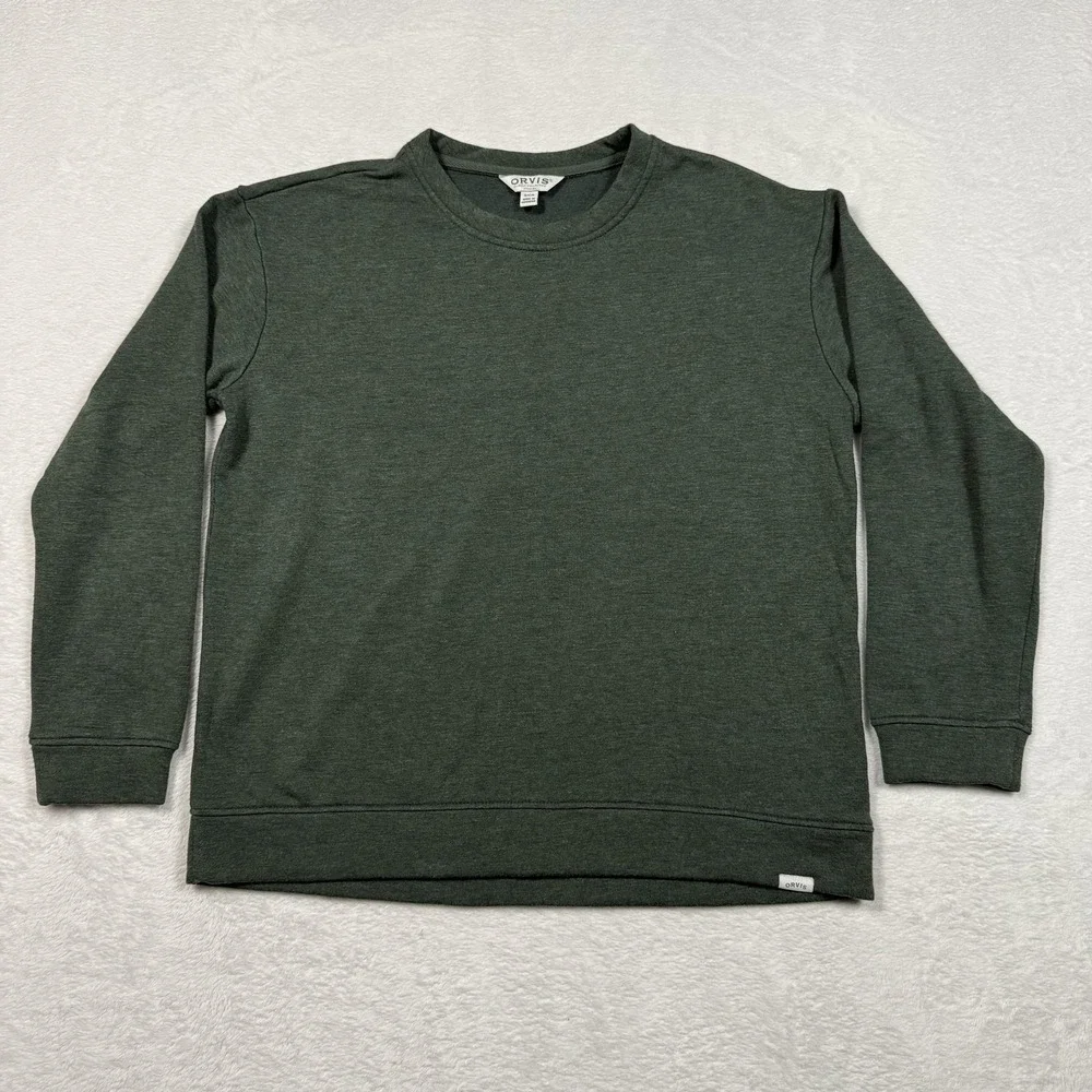 Orvis Pullover Sweater Mens Small Crewneck Classic‎ Collection Modal Blend Soft